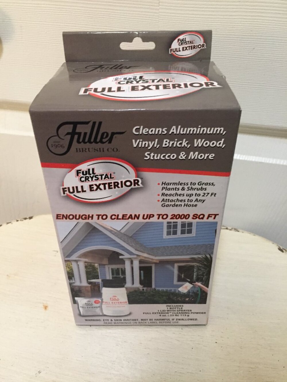 Fuller Brush Full Crystal Exterior Kit Cleans Aluminum Vinyl Brick Wood Stucco